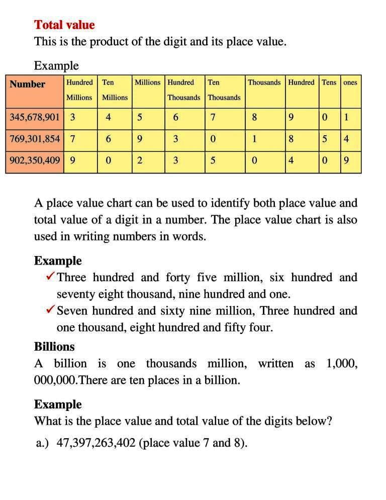 NATURAL NUMBERS Chapter 1 2