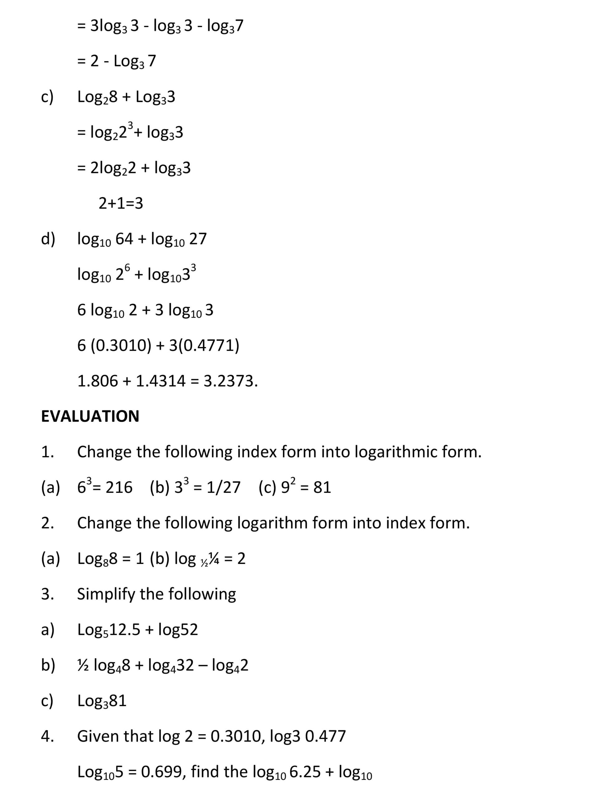 LOGARITHM- SOLVING PROBLEMS BASED ON LAWS OF LOGARITHM_4