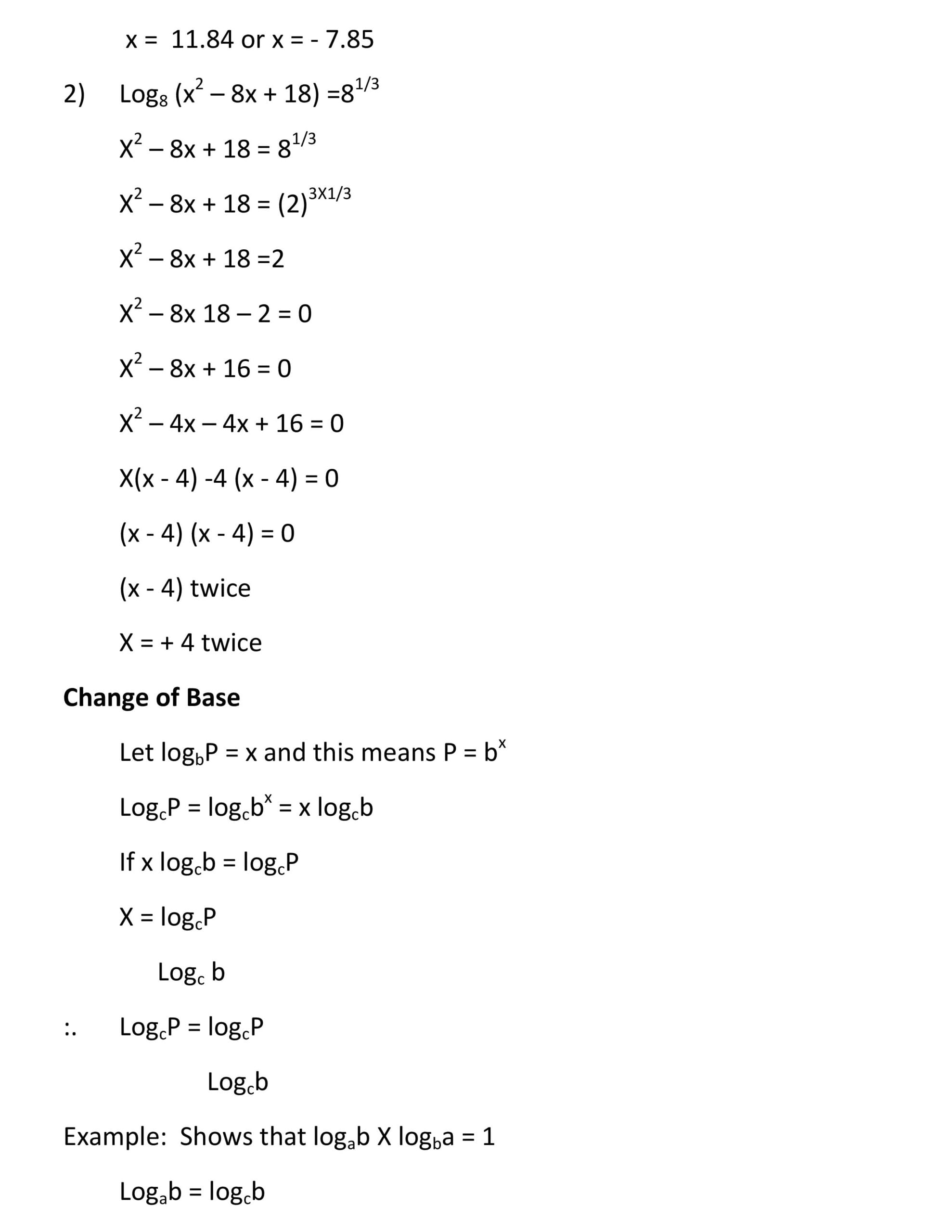 LOGARITHM- SOLVING PROBLEMS BASED ON LAWS OF LOGARITHM_6