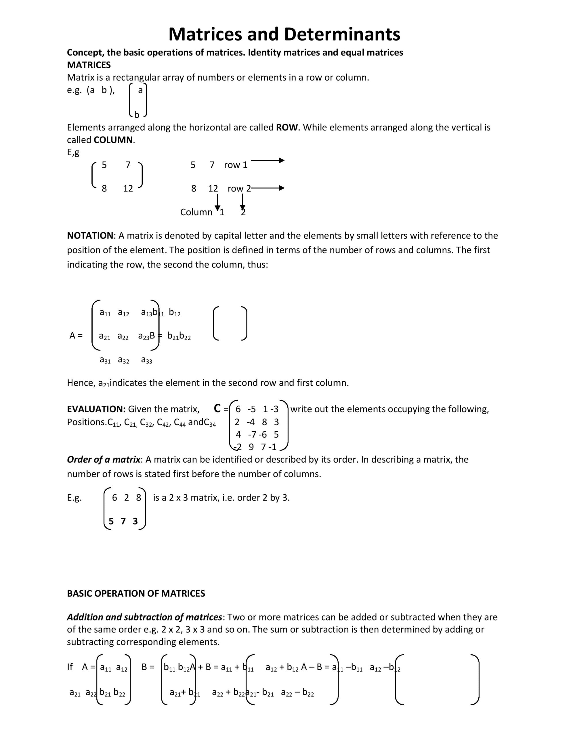 Matrices and Determinants_1