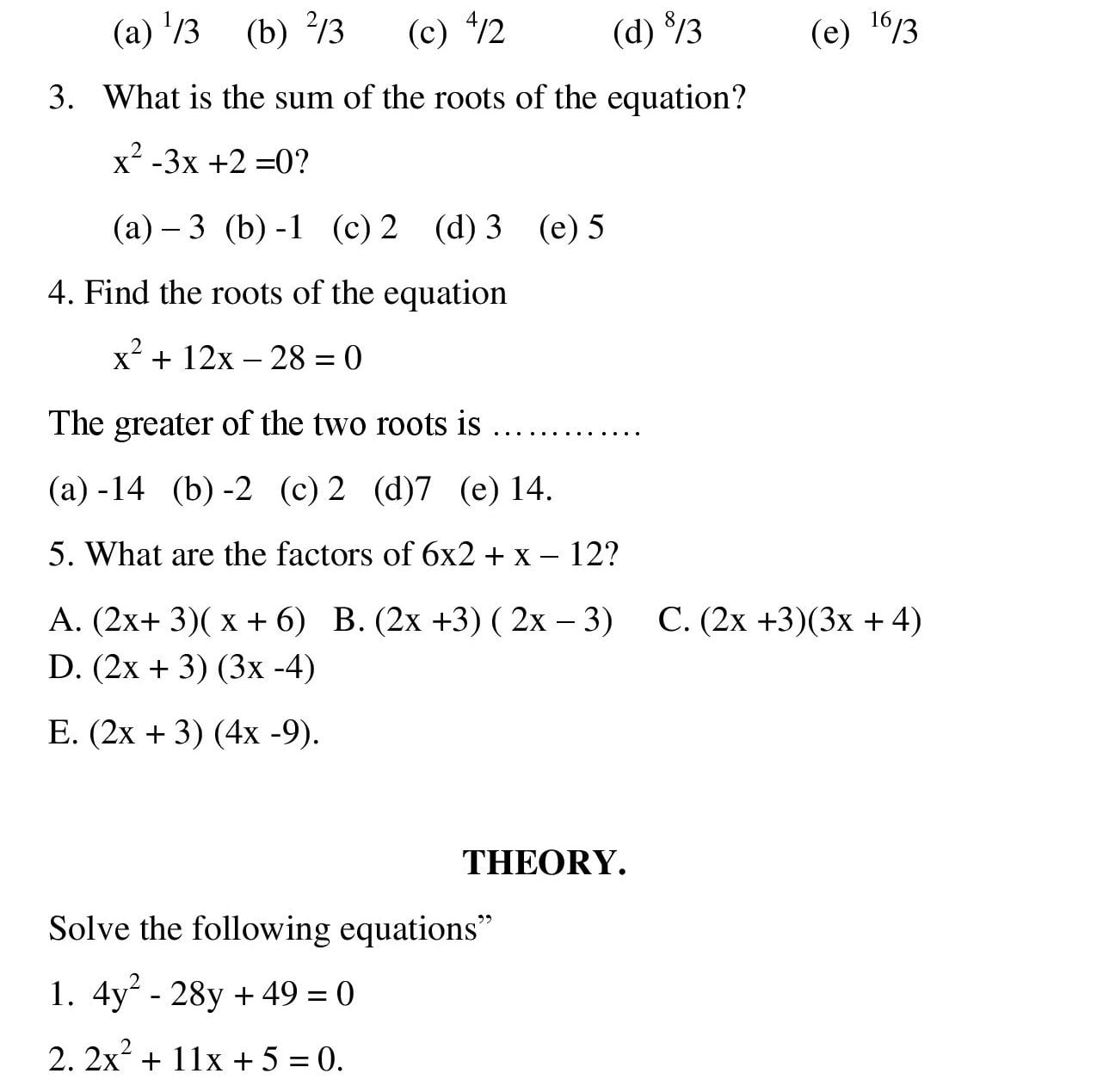Quadratic Equation by Factorization Method_5