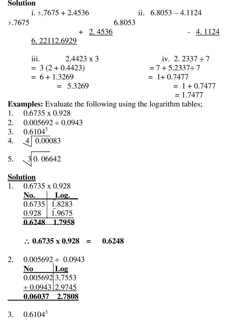 REVISION OF LOGARITHM OF NUMBERS GREATER THAN ONE AND LOGARITHM OF NUMBERS LESS THAN ONE_08
