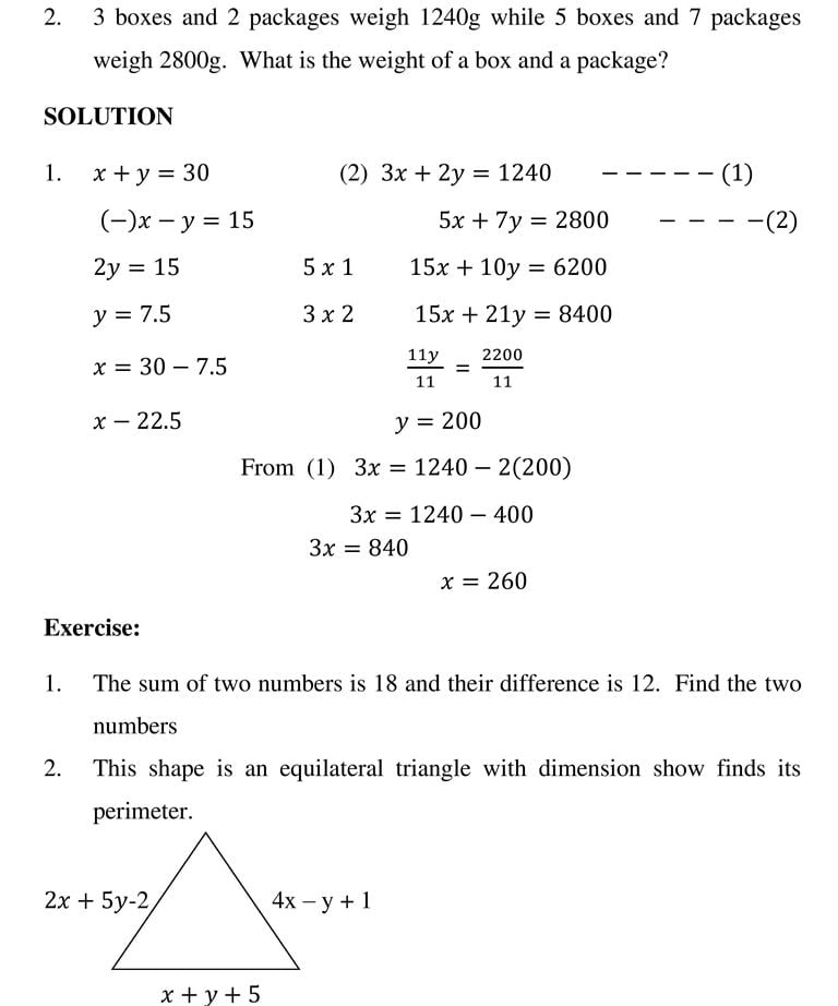 SIMPLE EQUATIONS INVOLVING FRACTIONS_7